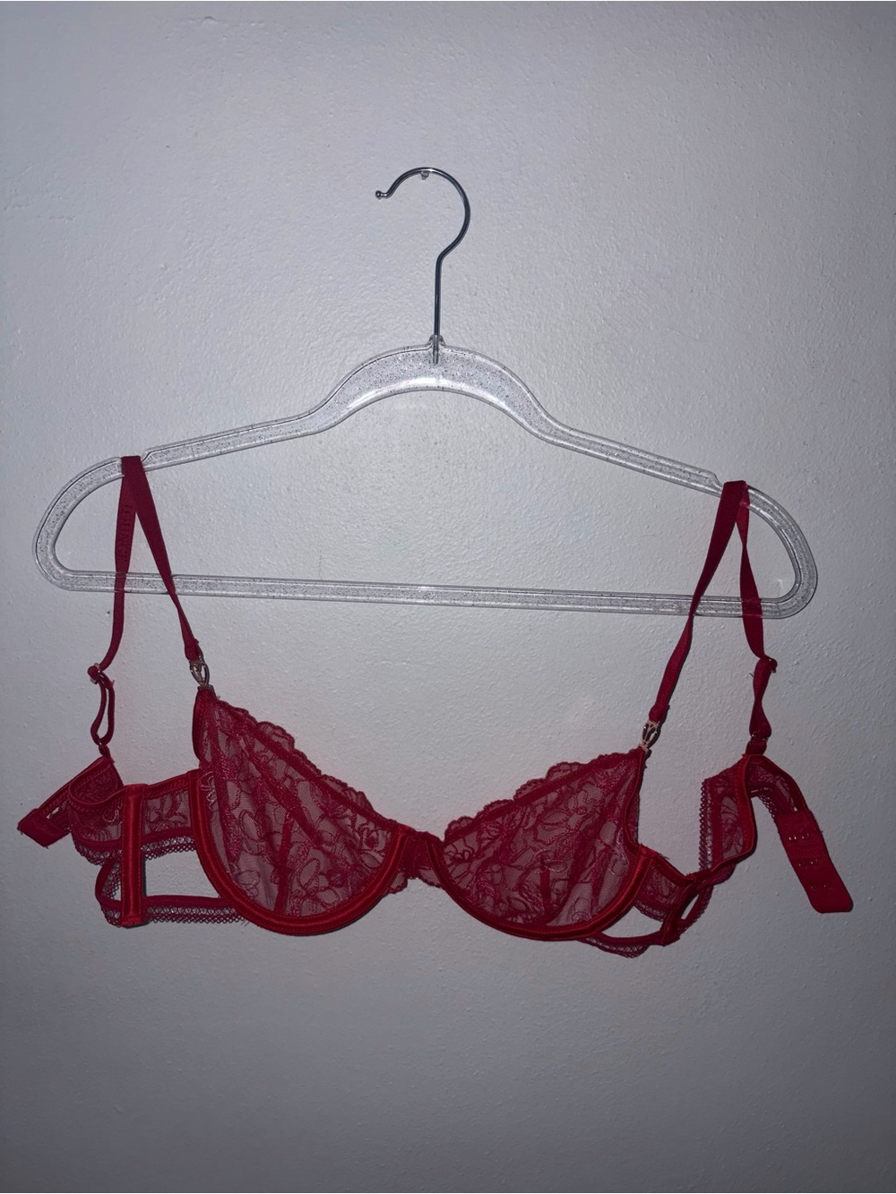 Lounge underwear Red Lace Underwire Bra - Women’s Intimates
